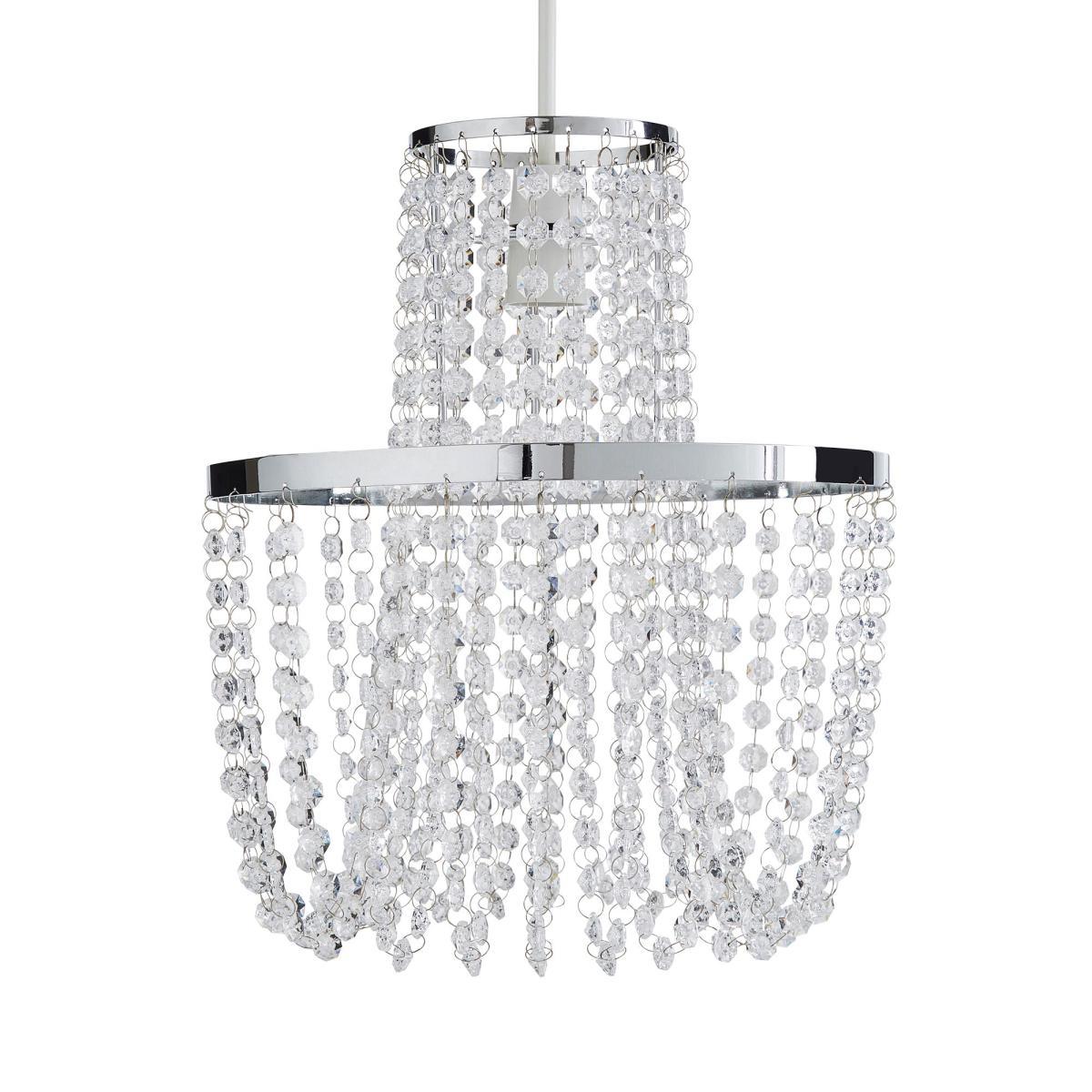 Tina Easy Fit Pendant Clear and Chrome – image 4