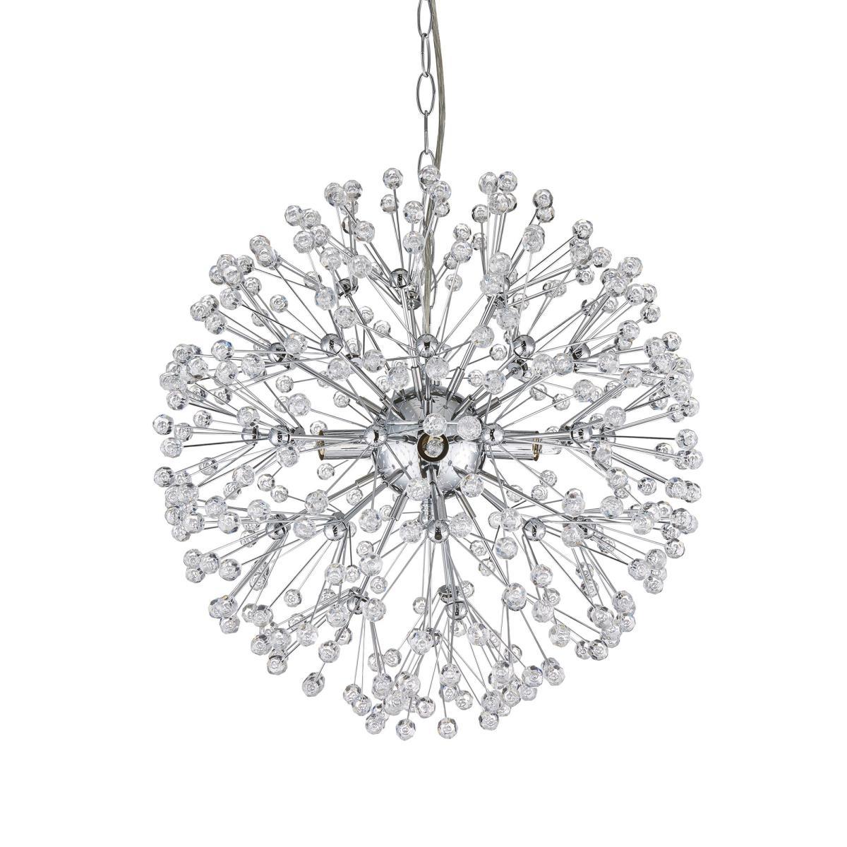 Serena 4 Light Jewel Chrome Ceiling Fitting Chrome – image 6