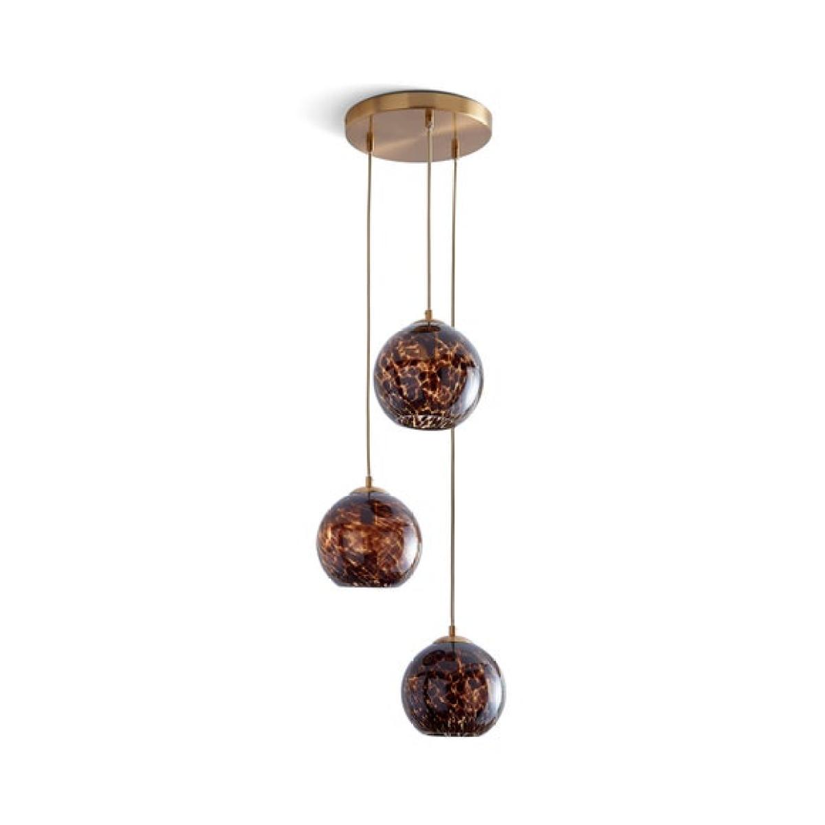 Kira 3 Light Tortoiseshell Cluster Ceiling Light – image 6