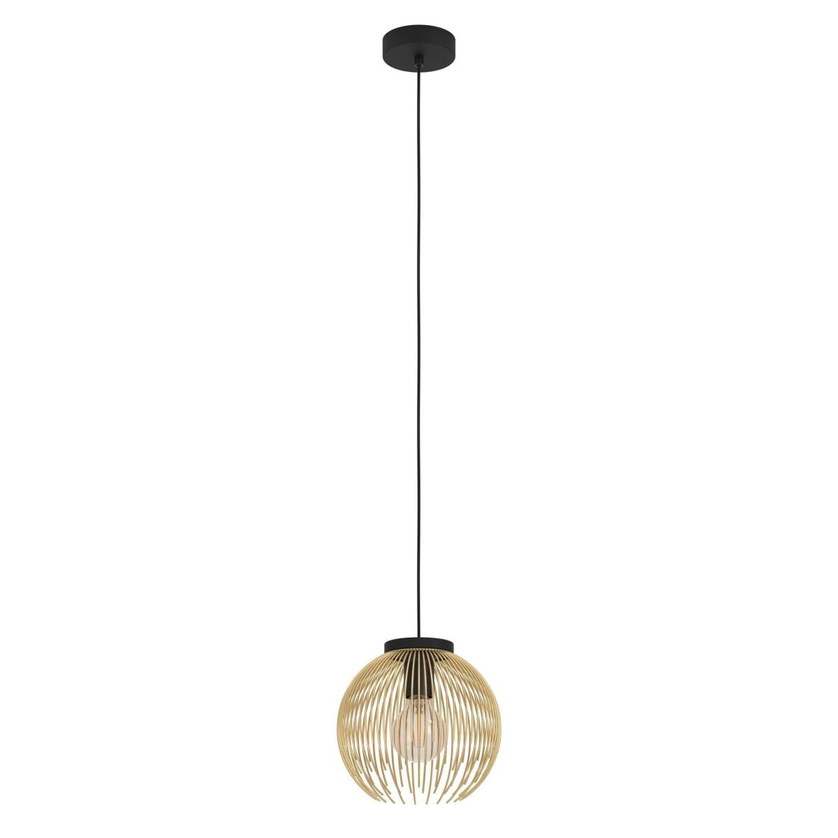 EGLO Venezuela Spherical Pendant Light Black – image 2