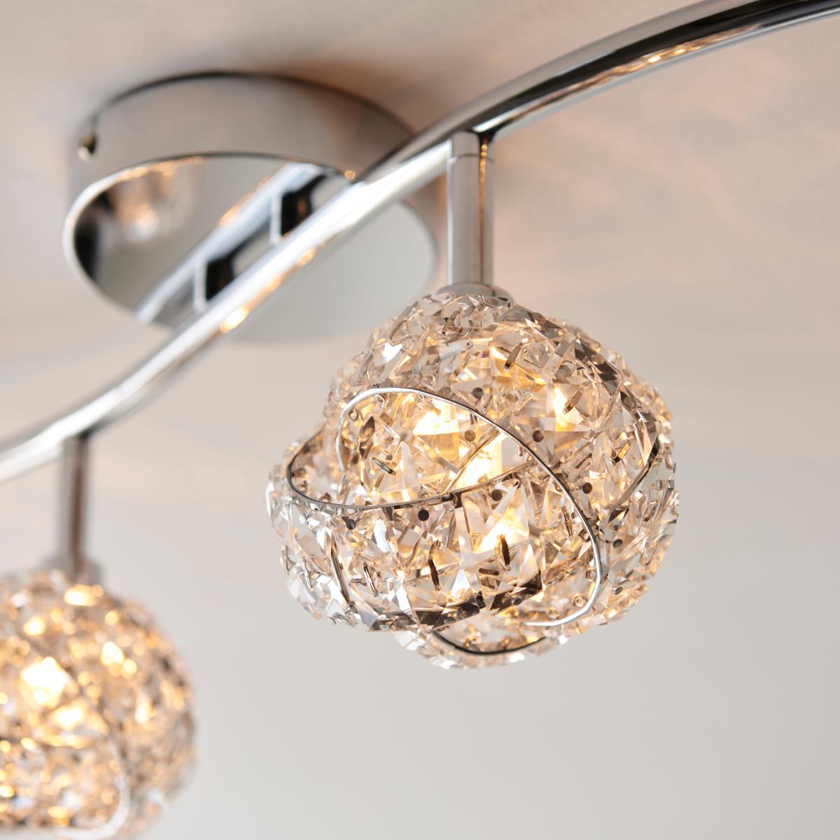Cecillie 4 Light Spotlight Bar Chrome – image 4