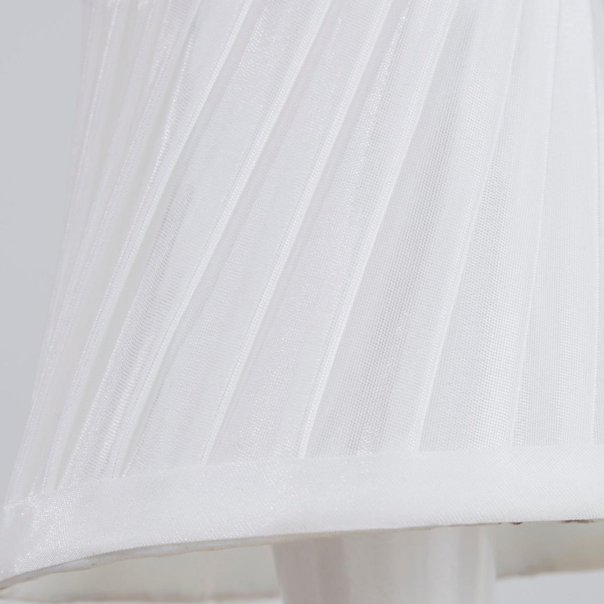 Twisted Pleat 14cm Candle Ivory Shade White – image 3