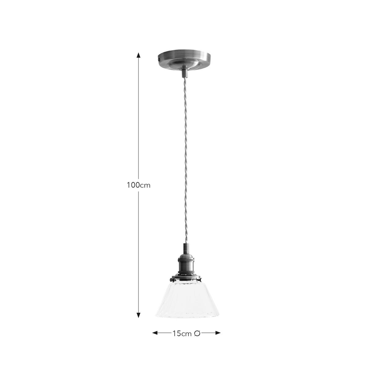 Hayley Art Deco Pendant Light – image 5