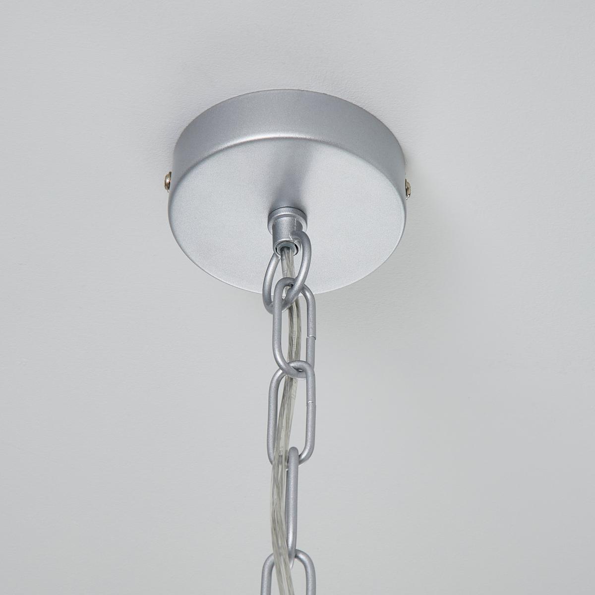 Star Sputnik 6 Light Ceiling Fitting Silver – image 4