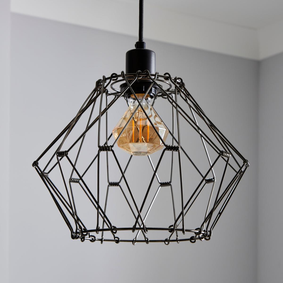 Frances Easy Fit Pendant Shade Black – image 2