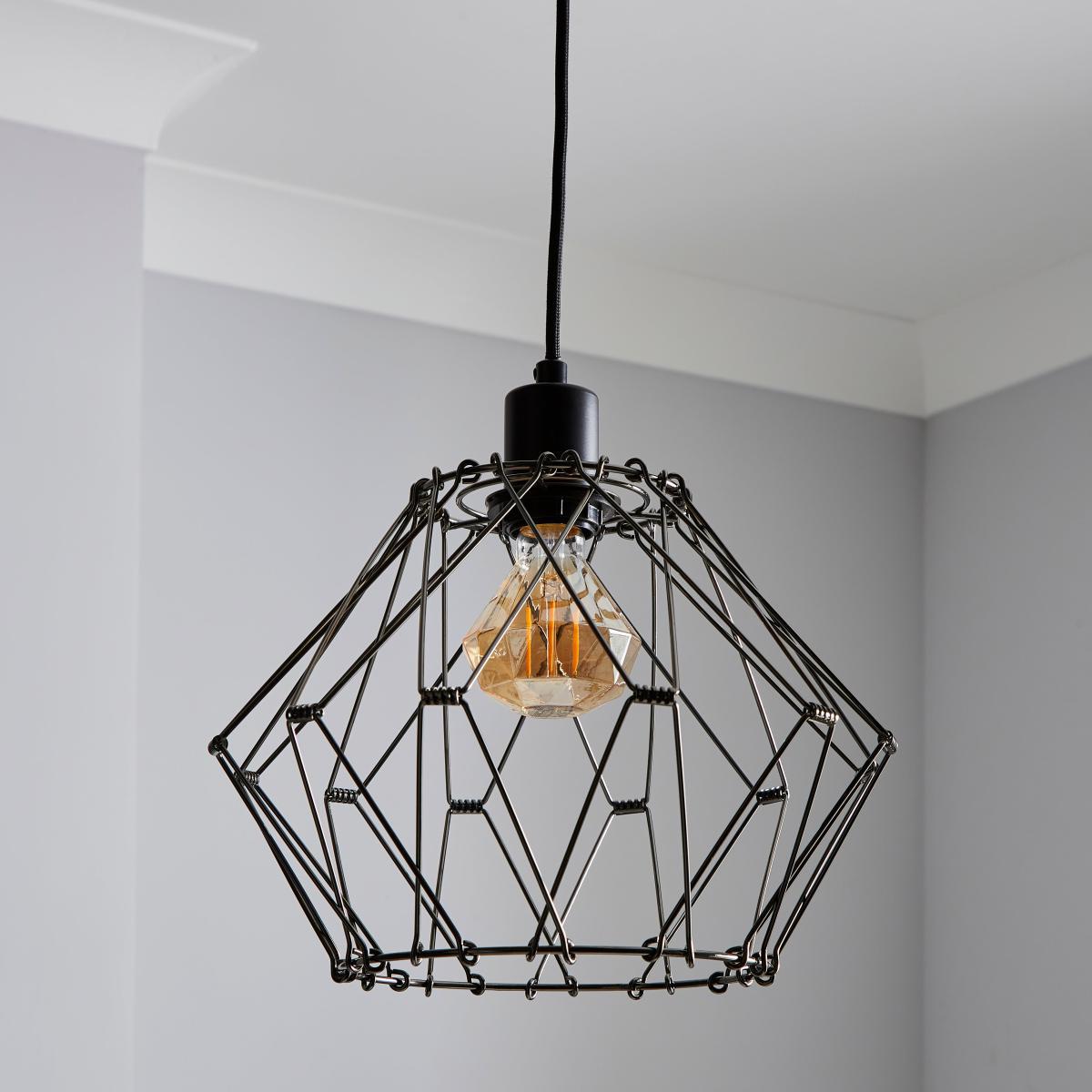 Frances Easy Fit Pendant Shade Black – image 4
