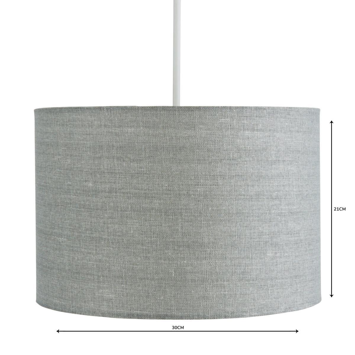 Sara 30cm Drum Grey Shade Grey – image 4