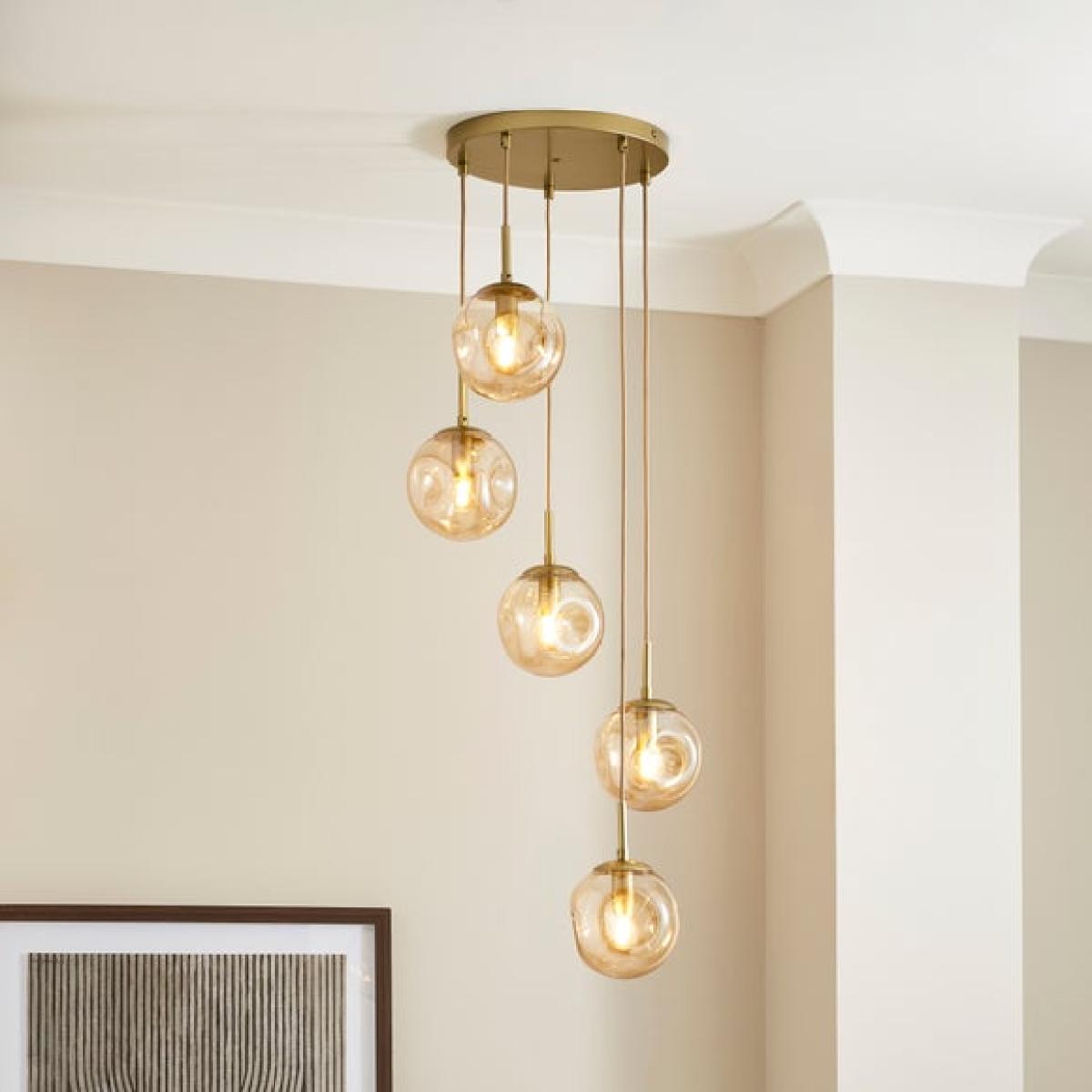 Return - Alexis 5 Light Cluster Ceiling Light