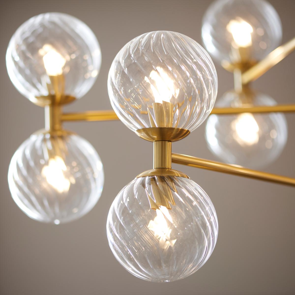 Vogue Esteban Art Deco 12 Light Adjustable Ceiling Light – image 2
