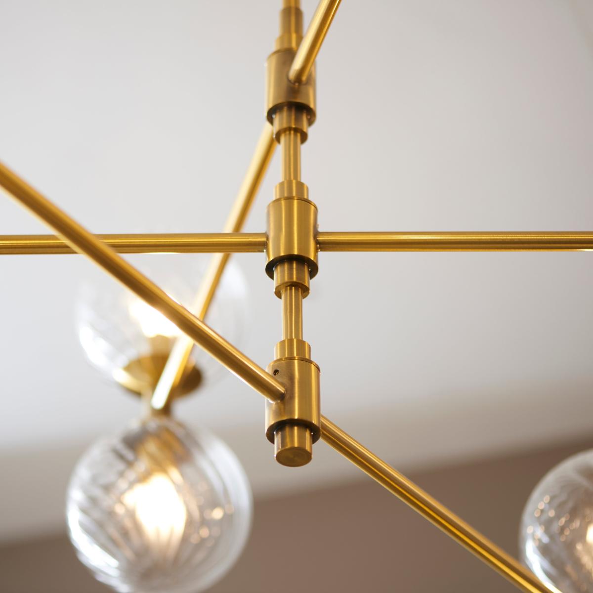 Vogue Esteban Art Deco 12 Light Adjustable Ceiling Light – image 3