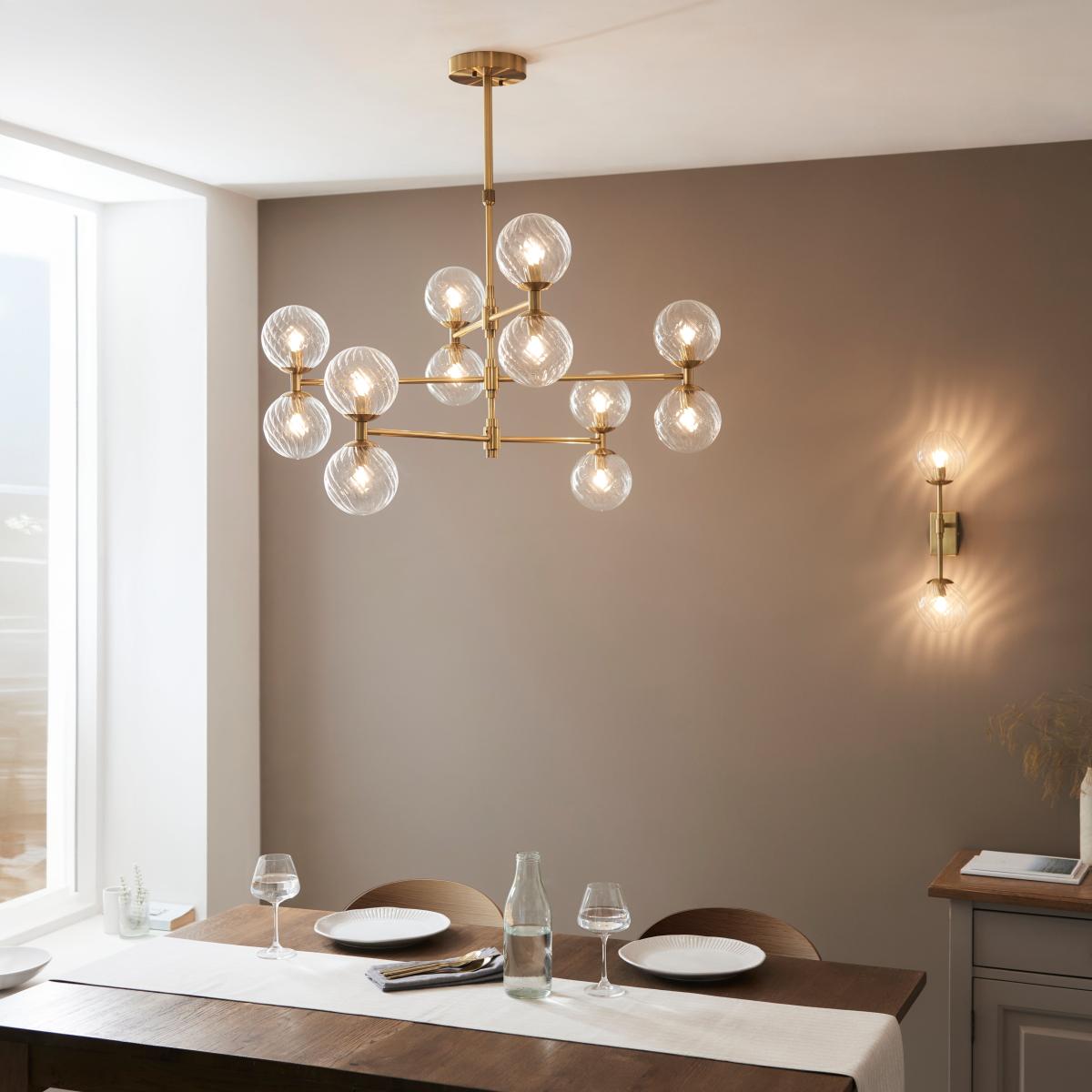 Vogue Esteban Art Deco 12 Light Adjustable Ceiling Light – image 5