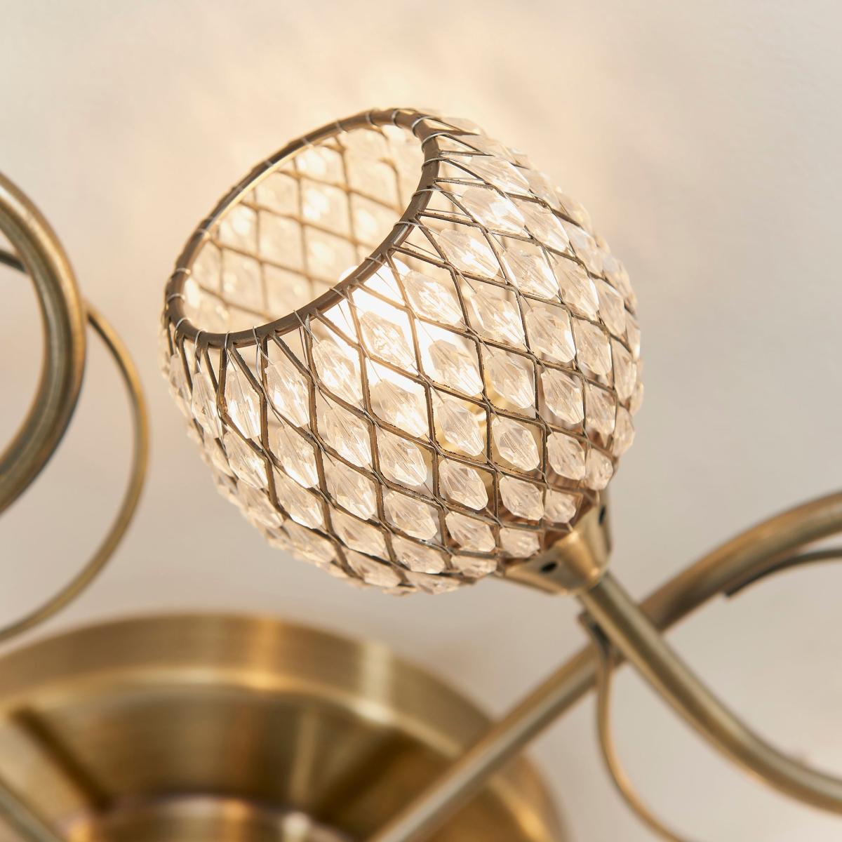 Return - Vogue Malden 5 Light Semi Flush Ceiling Light – image 5