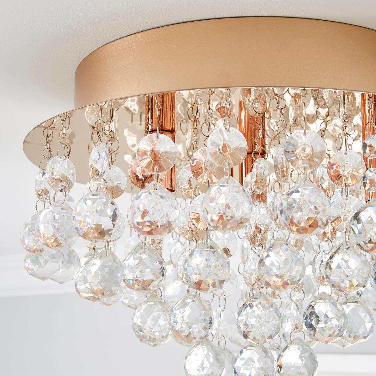 Torto Large Ceiling Fitting Rose Gold – image 3