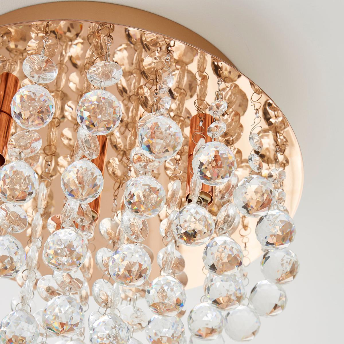 Torto Large Ceiling Fitting Rose Gold – image 4