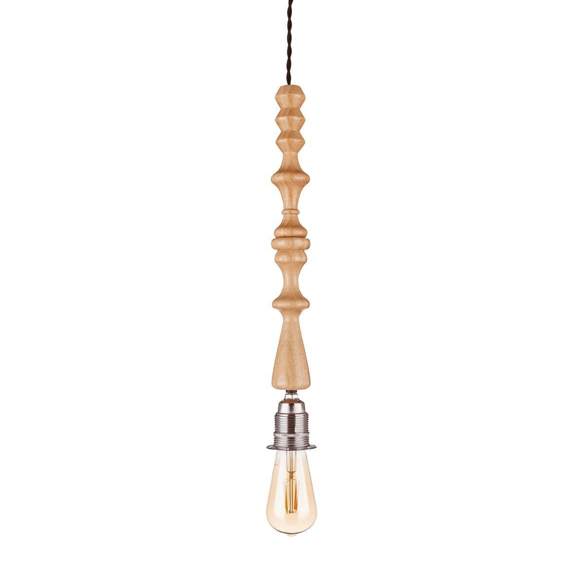 Elements Flac 1 Light Wooden Flex Light Fitting Natural – image 6