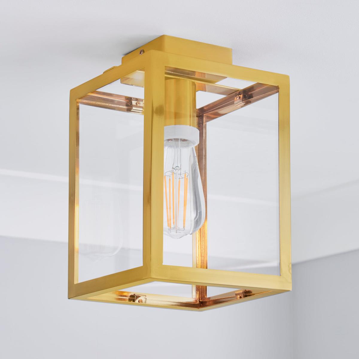 London Bathroom Ceiling Fitting Brushed Gold Gold – image 2
