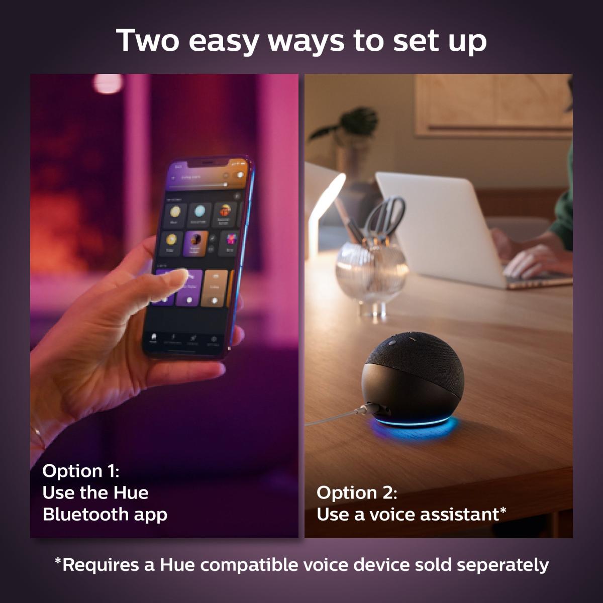 Philips HUE Set of 3 Centura Smart LED Ceiling Spotlights Silver – image 6