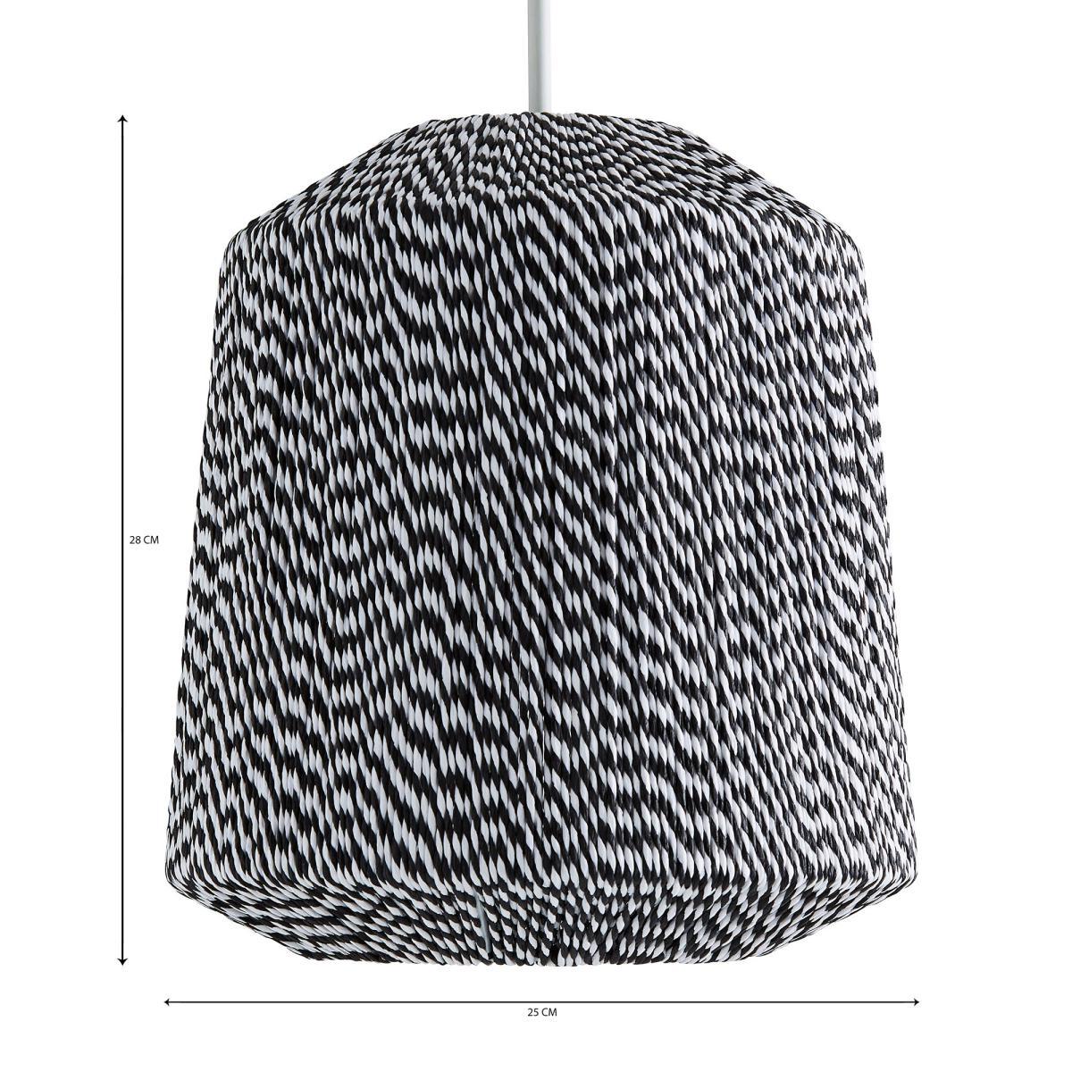 Victor Black and White String Easy Fit Pendant Black and White – image 5