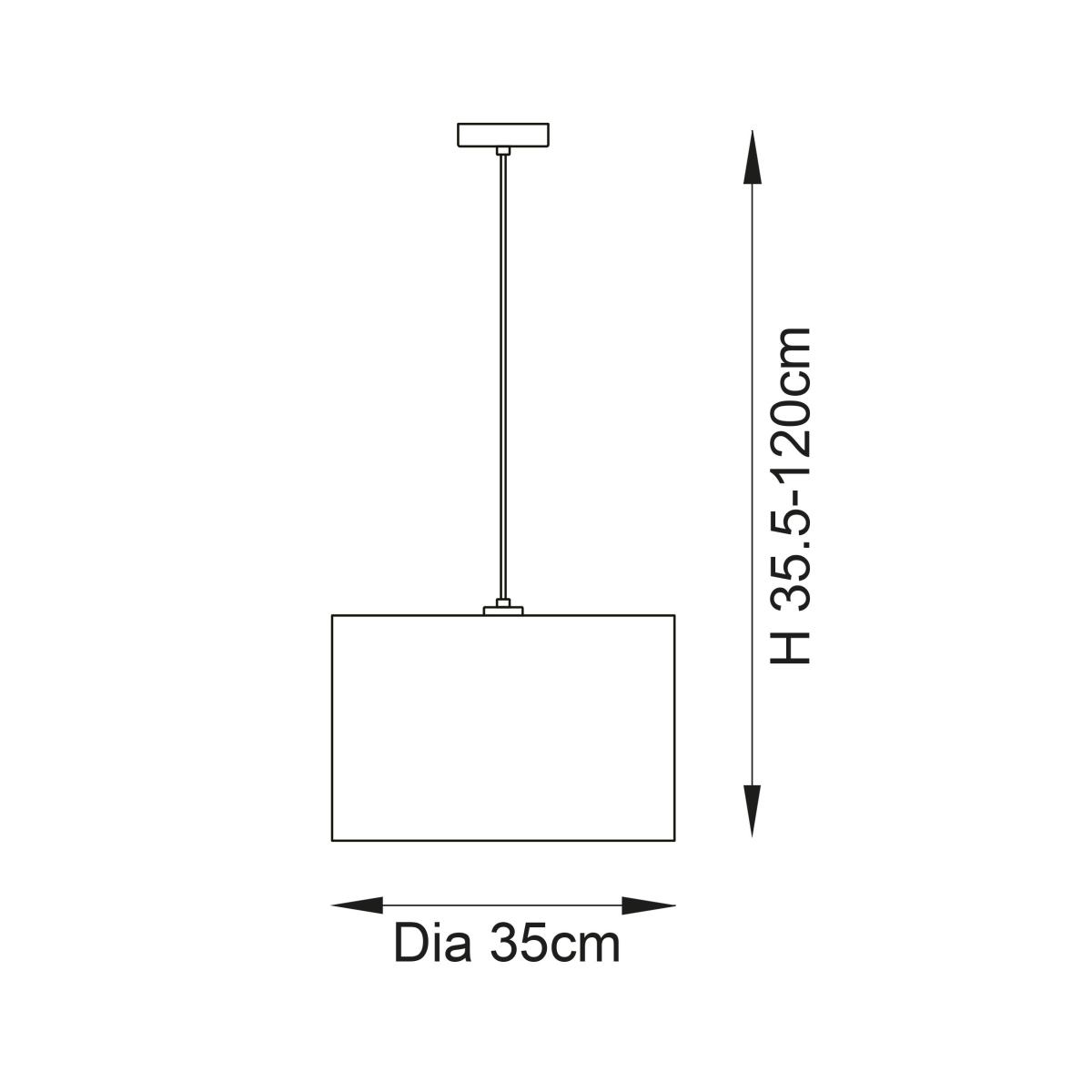 Return - Vogue Marson Pendant Light – image 6