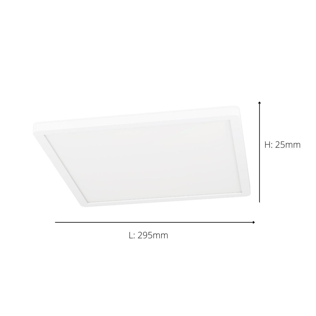 EGLO Rovito-Z Square Flush Ceiling Light White – image 4