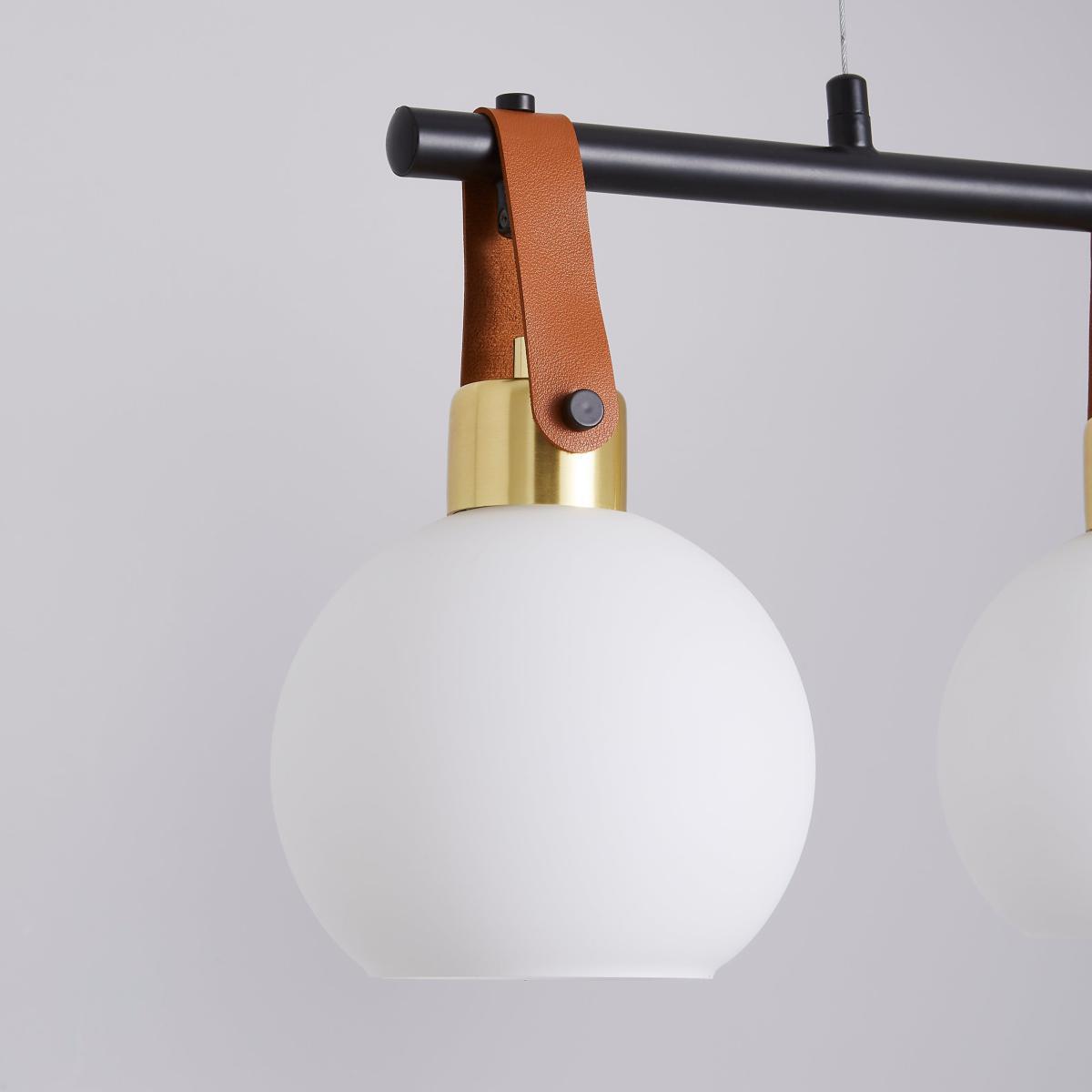 Joan 3 Light Diner Fitting Black – image 3