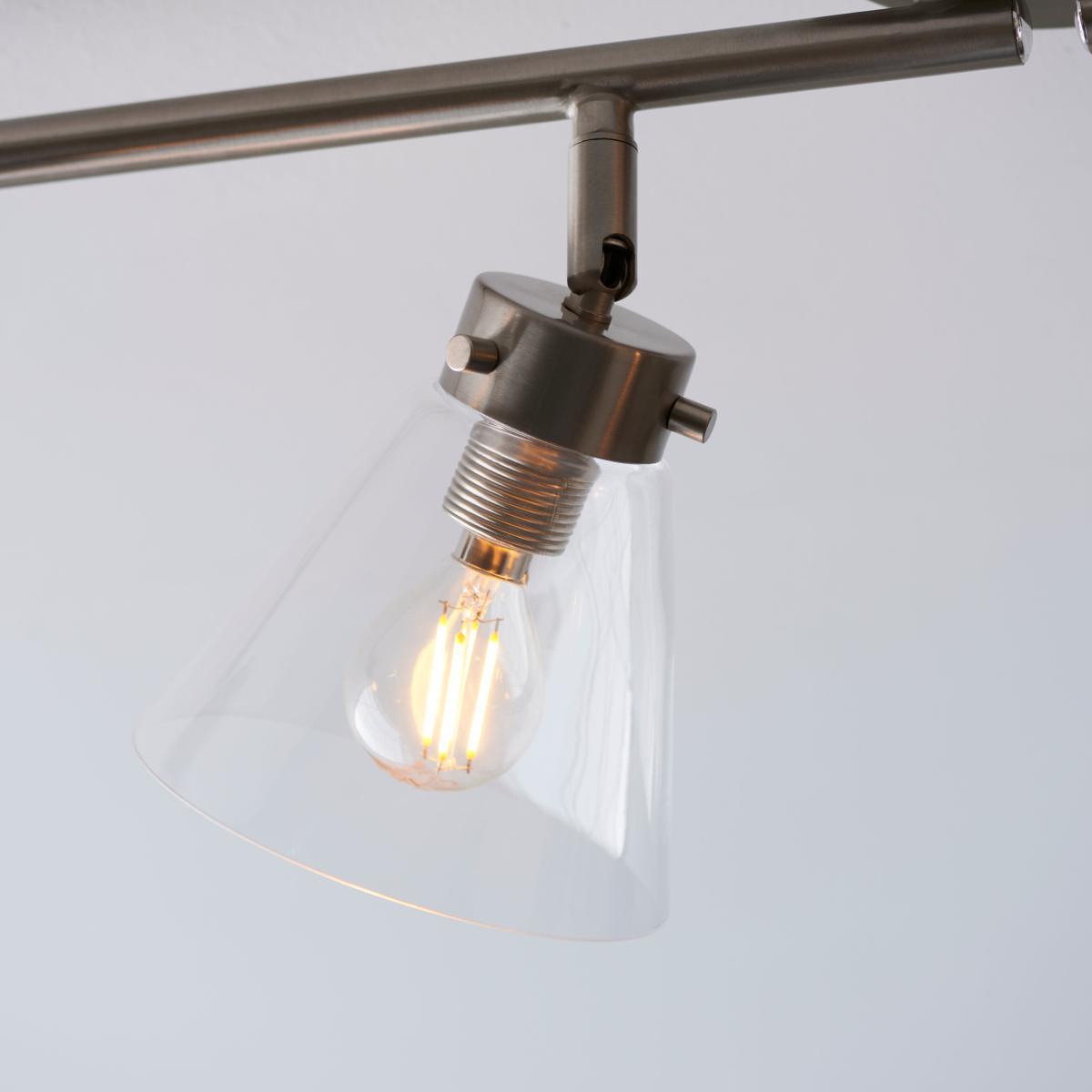Delavin 4 Light Satin Nickel Spotlight Bar Silver – image 6