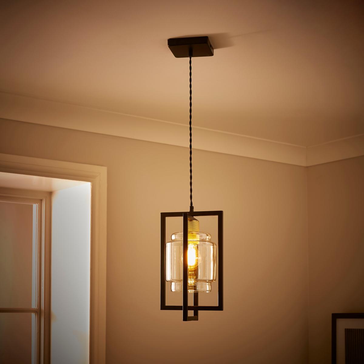 Seattle Industrial Pendant Light Black – image 2