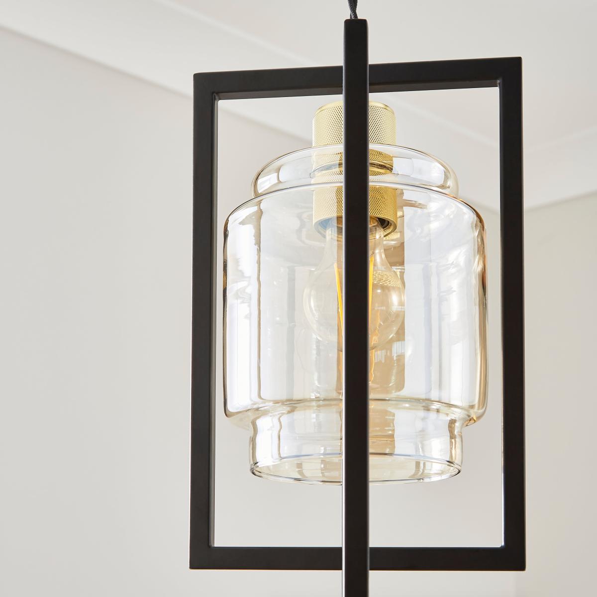 Seattle Industrial Pendant Light Black – image 4