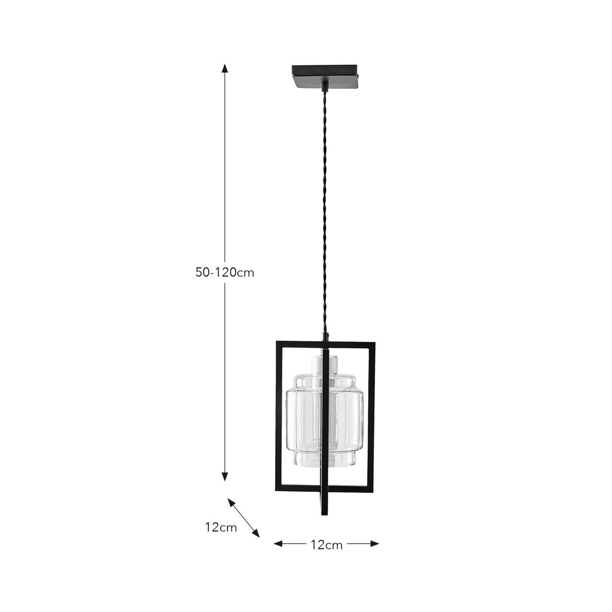 Seattle Industrial Pendant Light Black – image 6