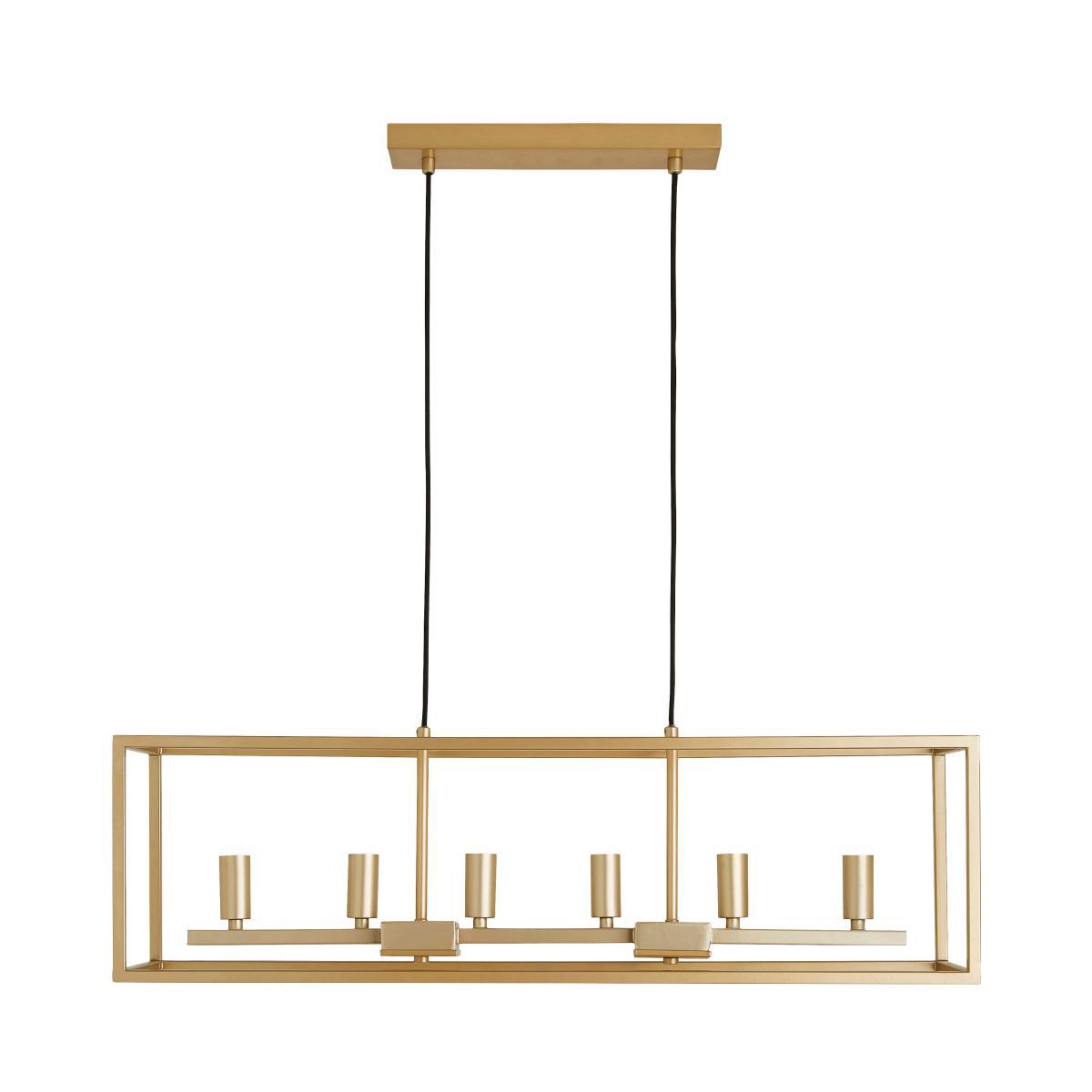 Madrid 6 Light Ceiling Fitting Gold – image 4