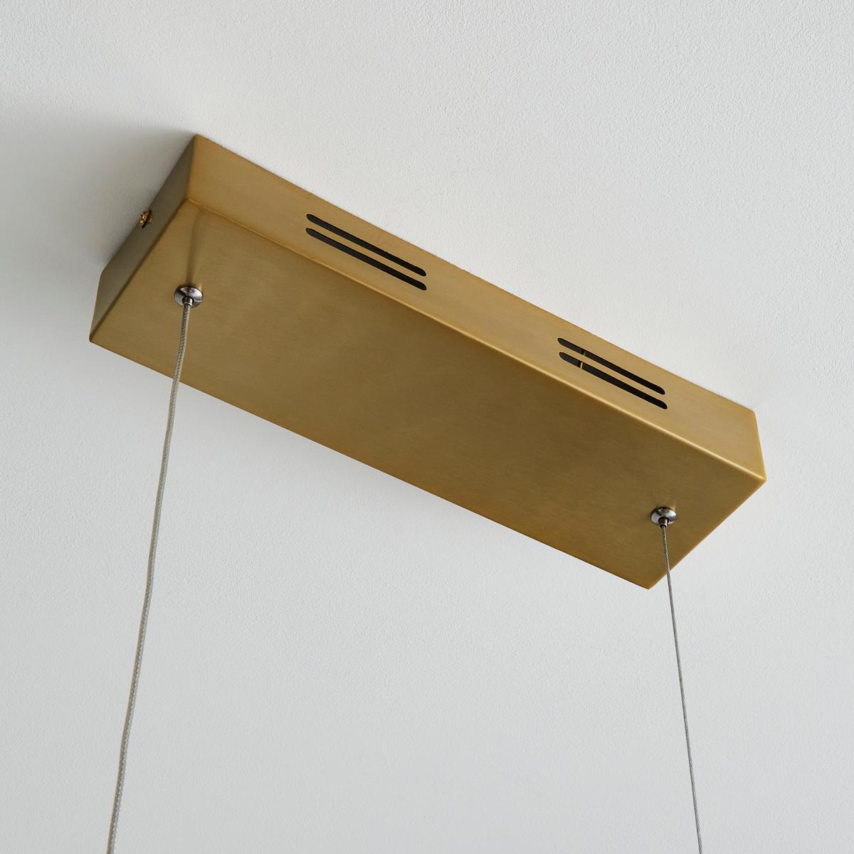 Flexi Integrated LED Ceiling Fitting Gold – image 4