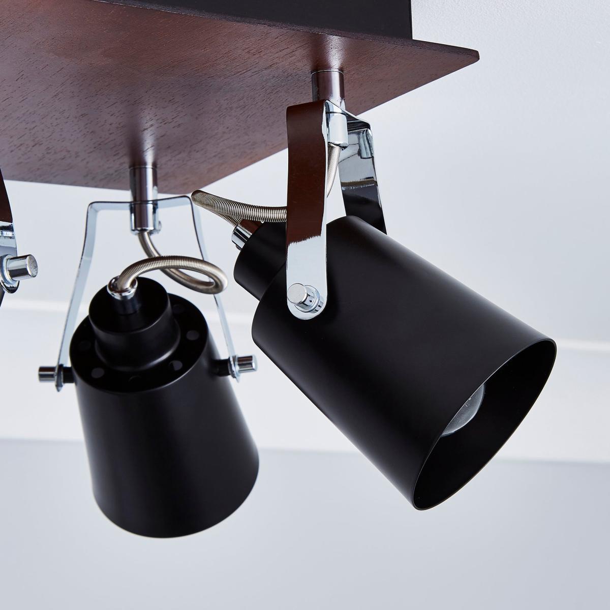 Johan 4 Light Black Spotlight Black – image 3