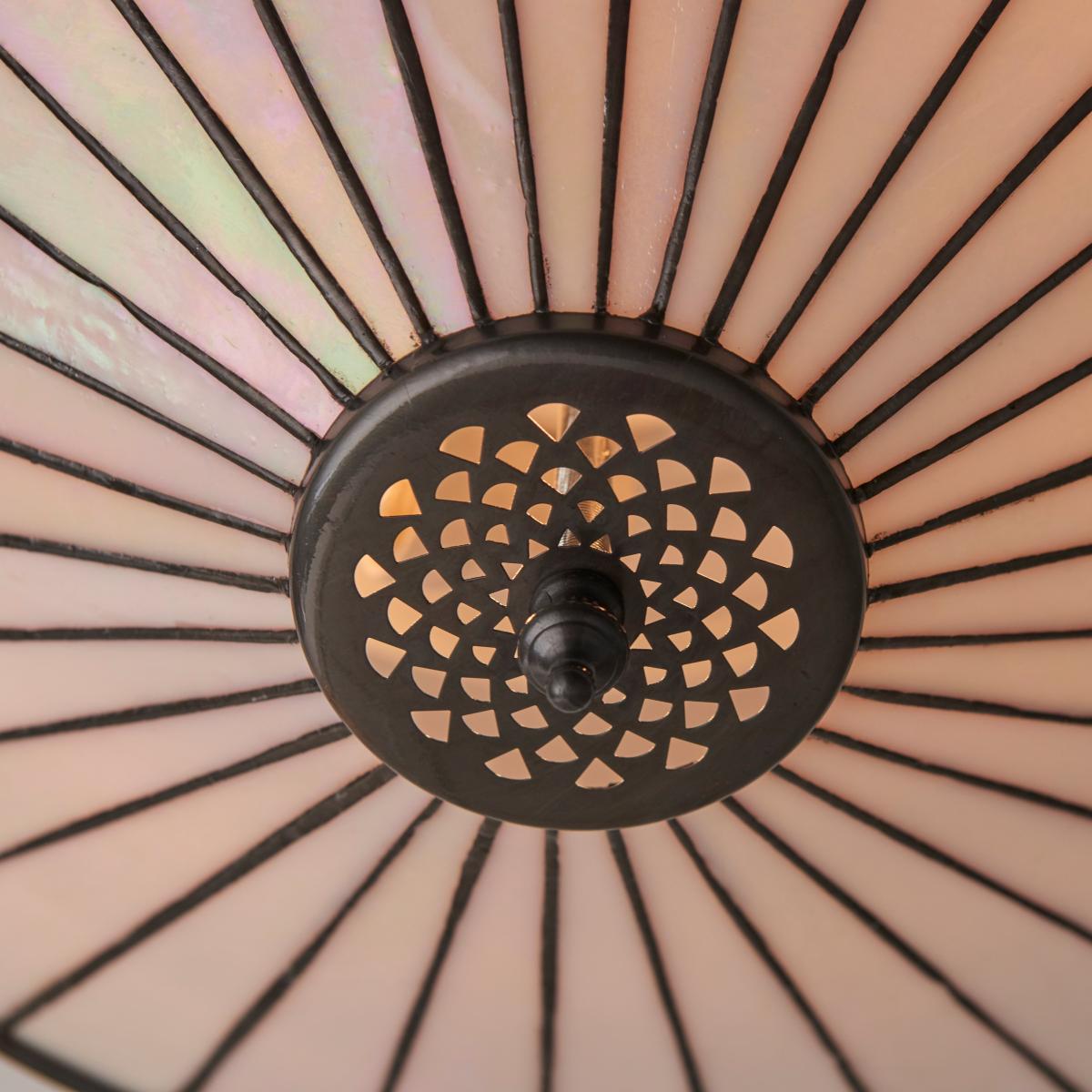Vogue Weston Traditional 2 Light Flush Ceiling Light MultiColoured – image 3