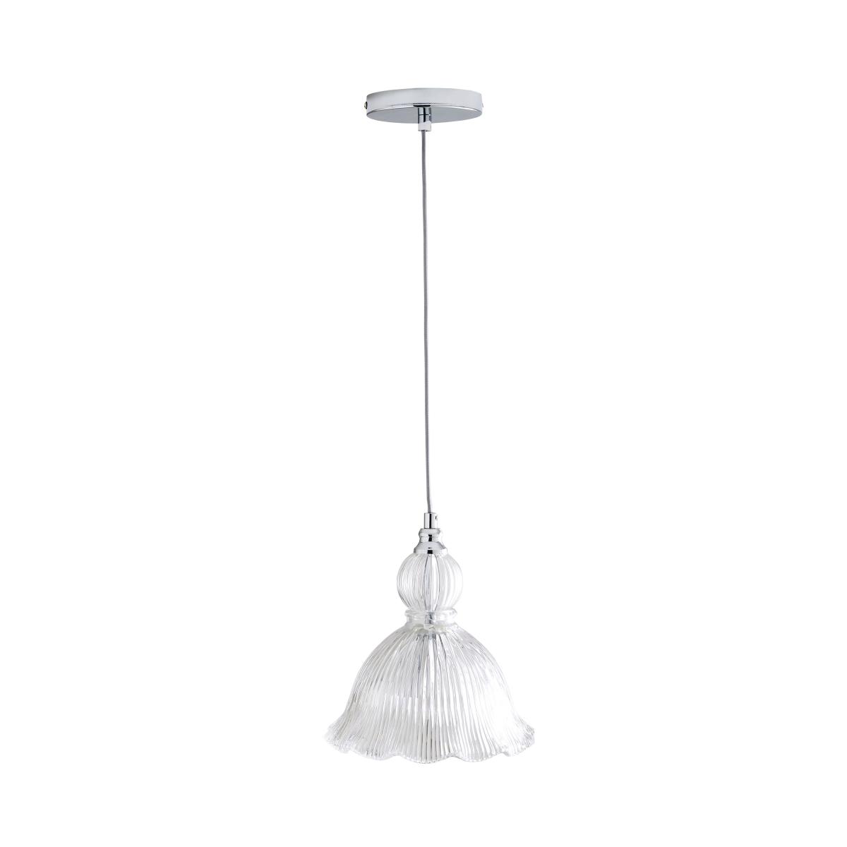 Fleur Vintage Frill Glass Fitting Silver – image 4