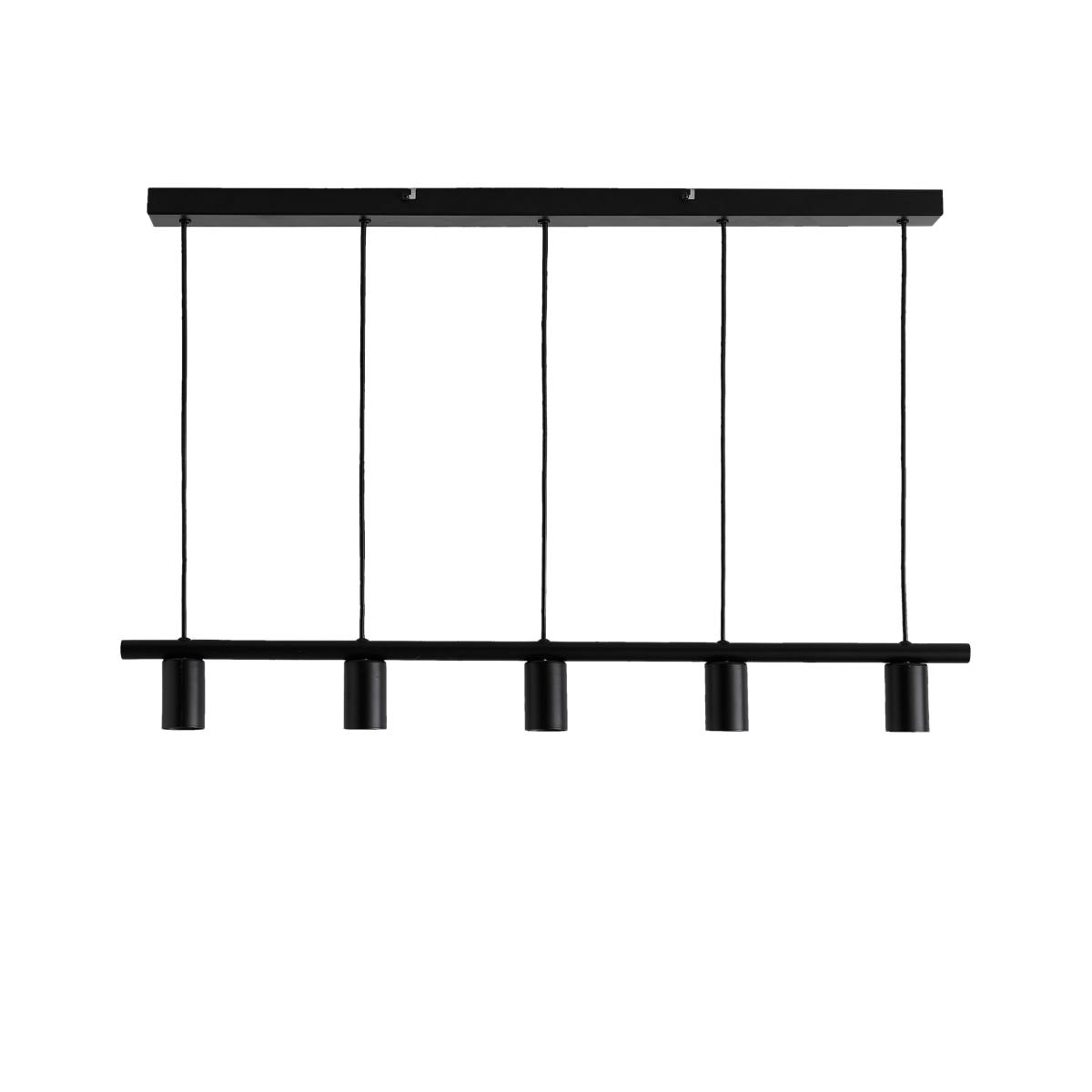 Koppla 5 Light Diner Ceiling Fitting Black – image 4