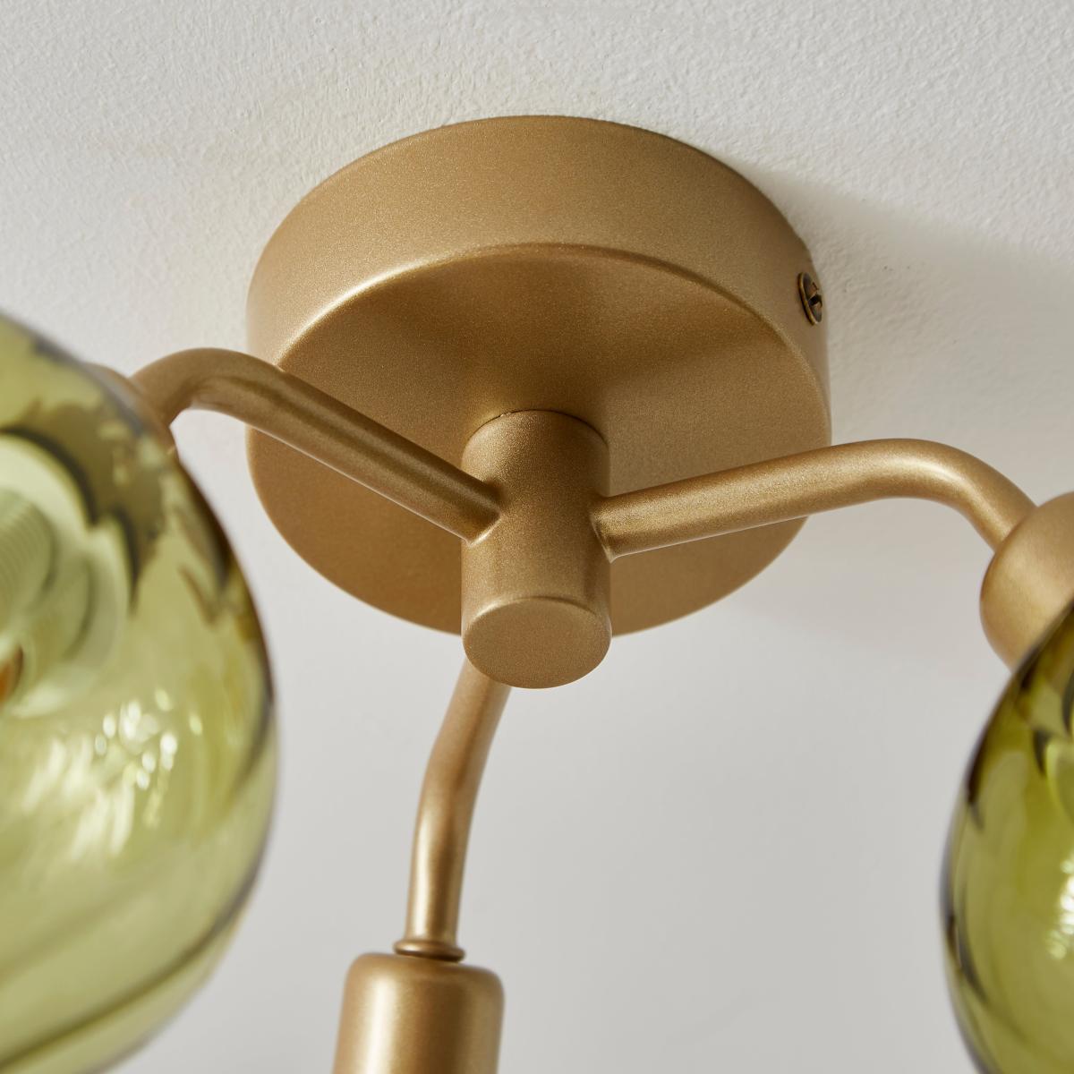 Peony 3 Light Semi Flush Ceiling Light – image 3