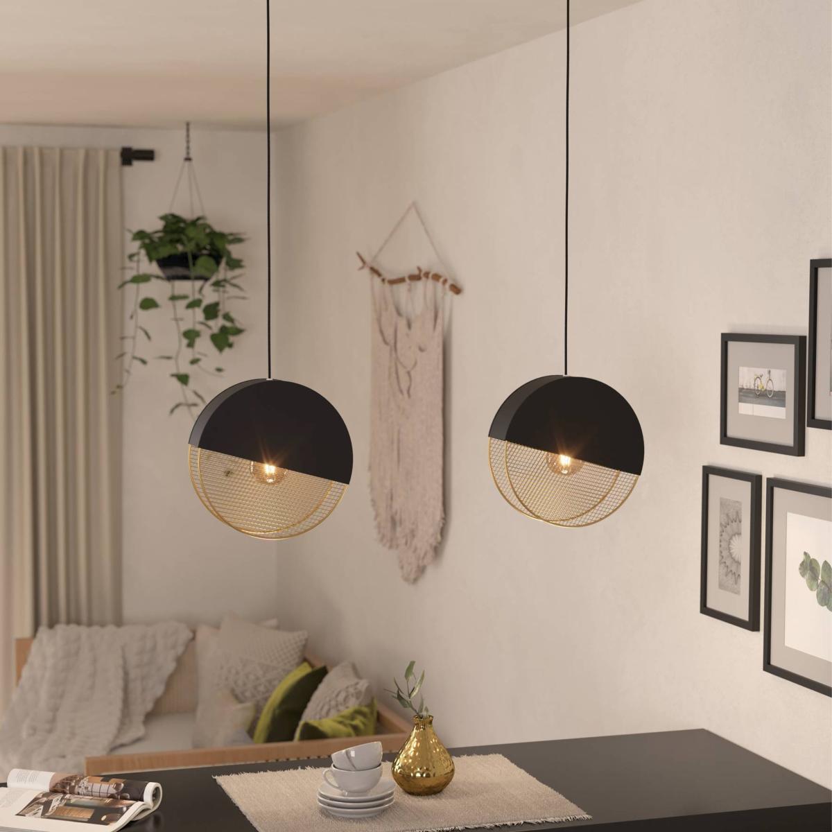 EGLO Mumbles Pendant Light Black – image 2