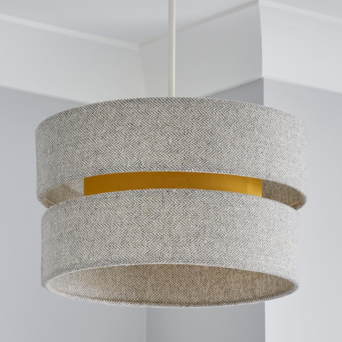 Frea Lennox Herringbone Shade 30cm Ochre – image 2
