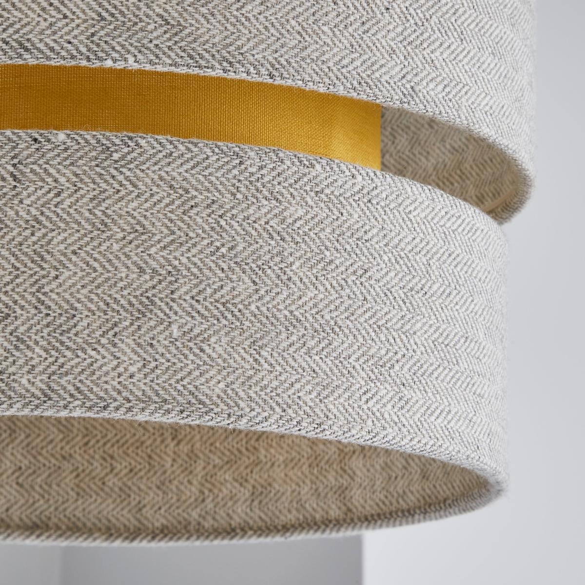 Frea Lennox Herringbone Shade 30cm Ochre – image 3