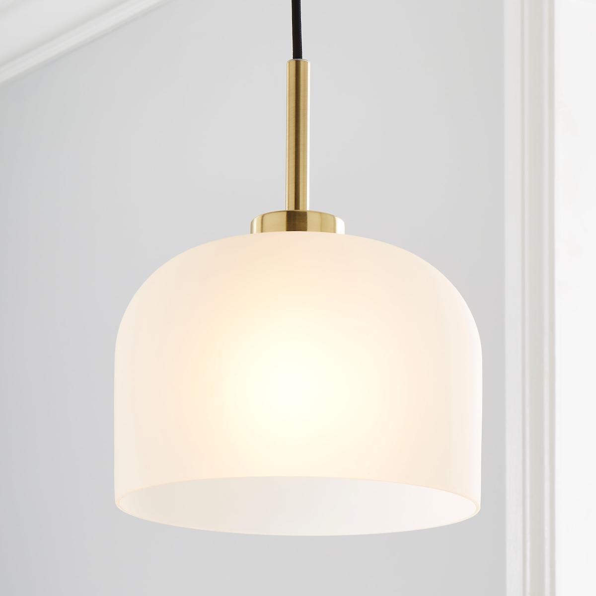 Palazzo Gold Effect 1 Light Pendant Fitting Gold – image 1