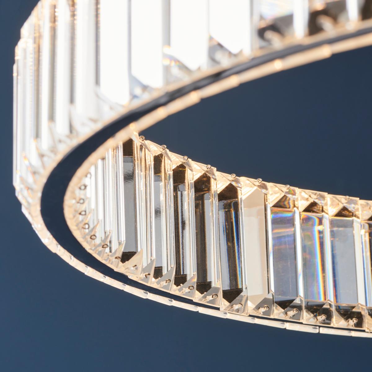 Return - Vogue Katana Crystal Hoop LED Ceiling Light – image 5