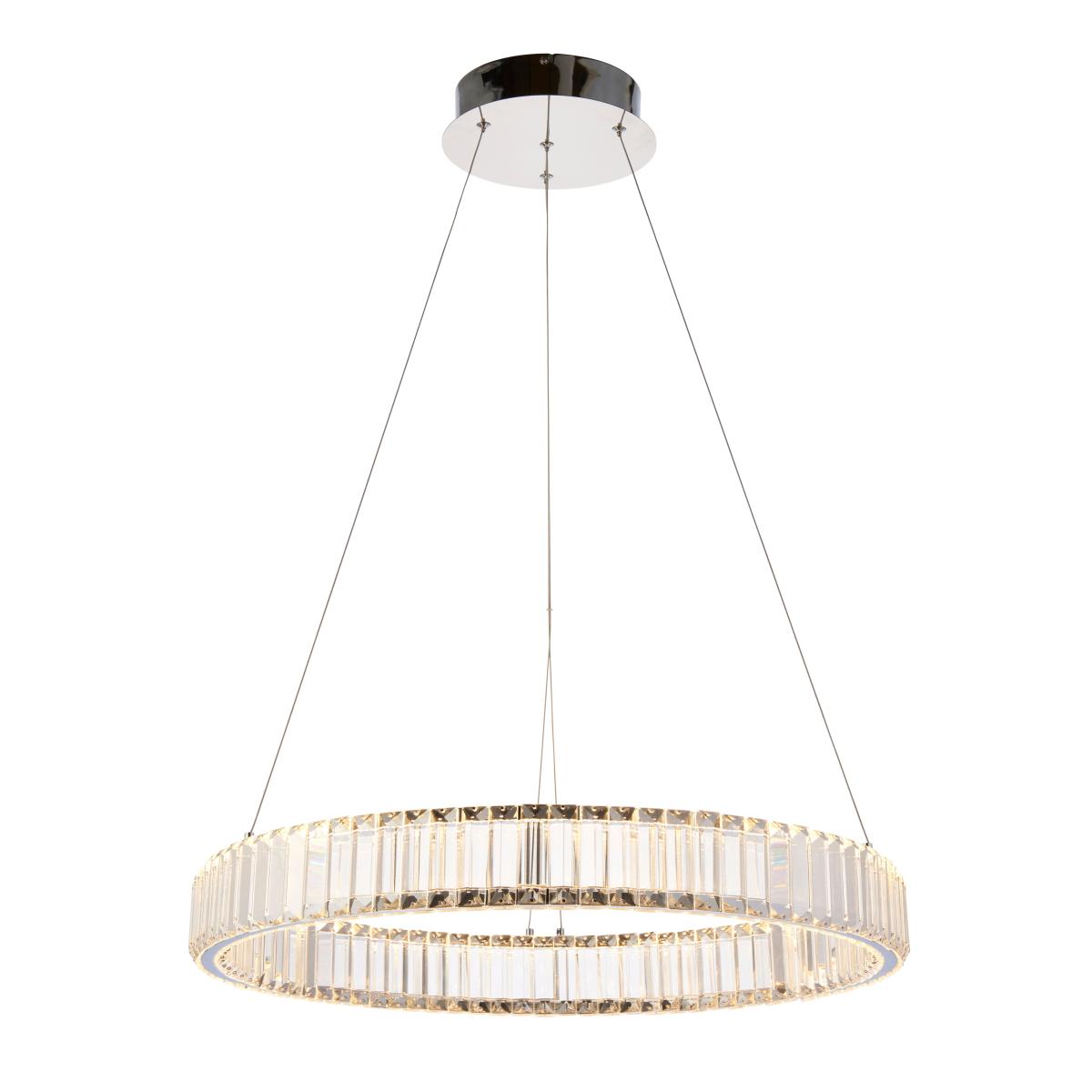Return - Vogue Katana Crystal Hoop LED Ceiling Light – image 7