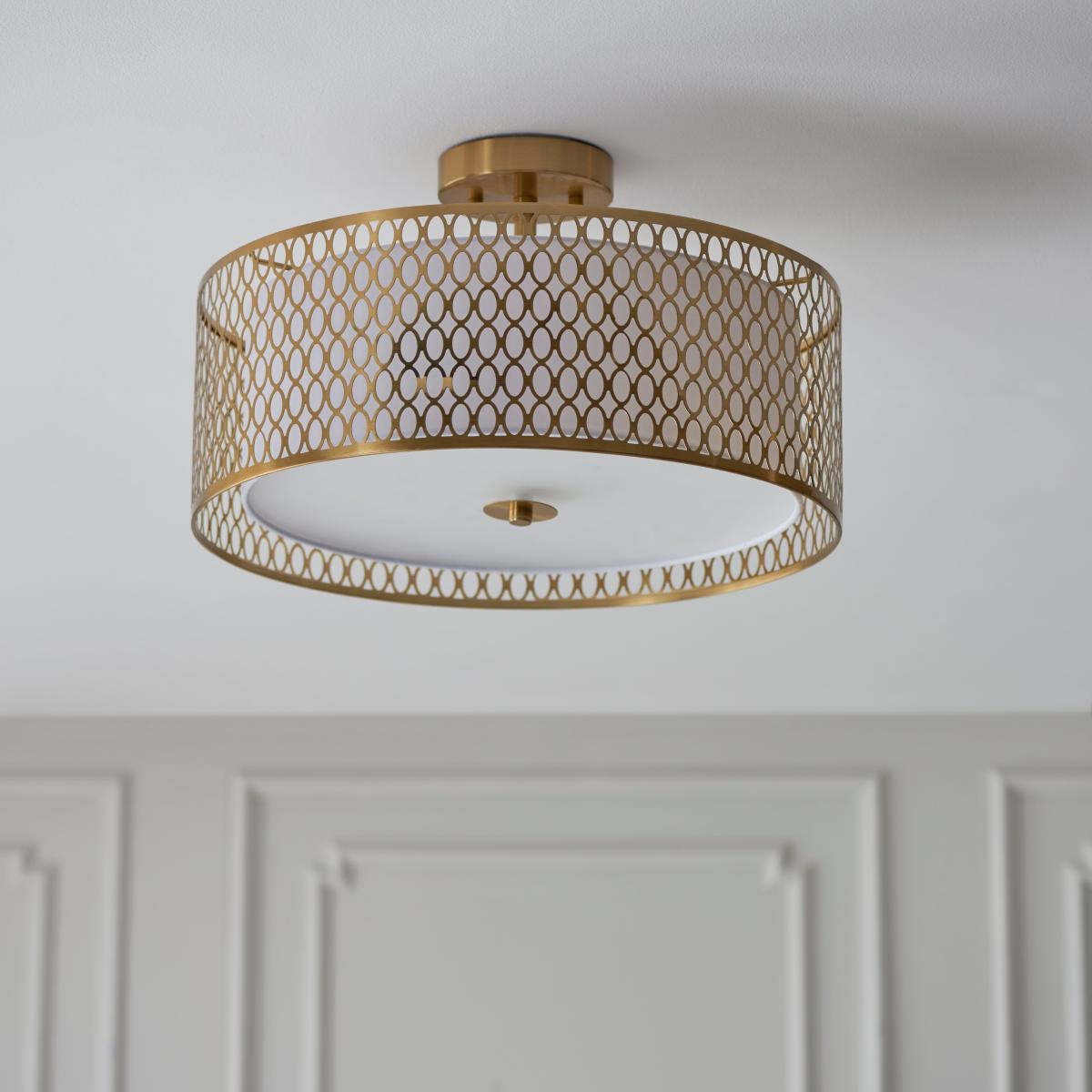 Return - Vogue Toina 3 Light Flush Ceiling Light, Flush – image 2