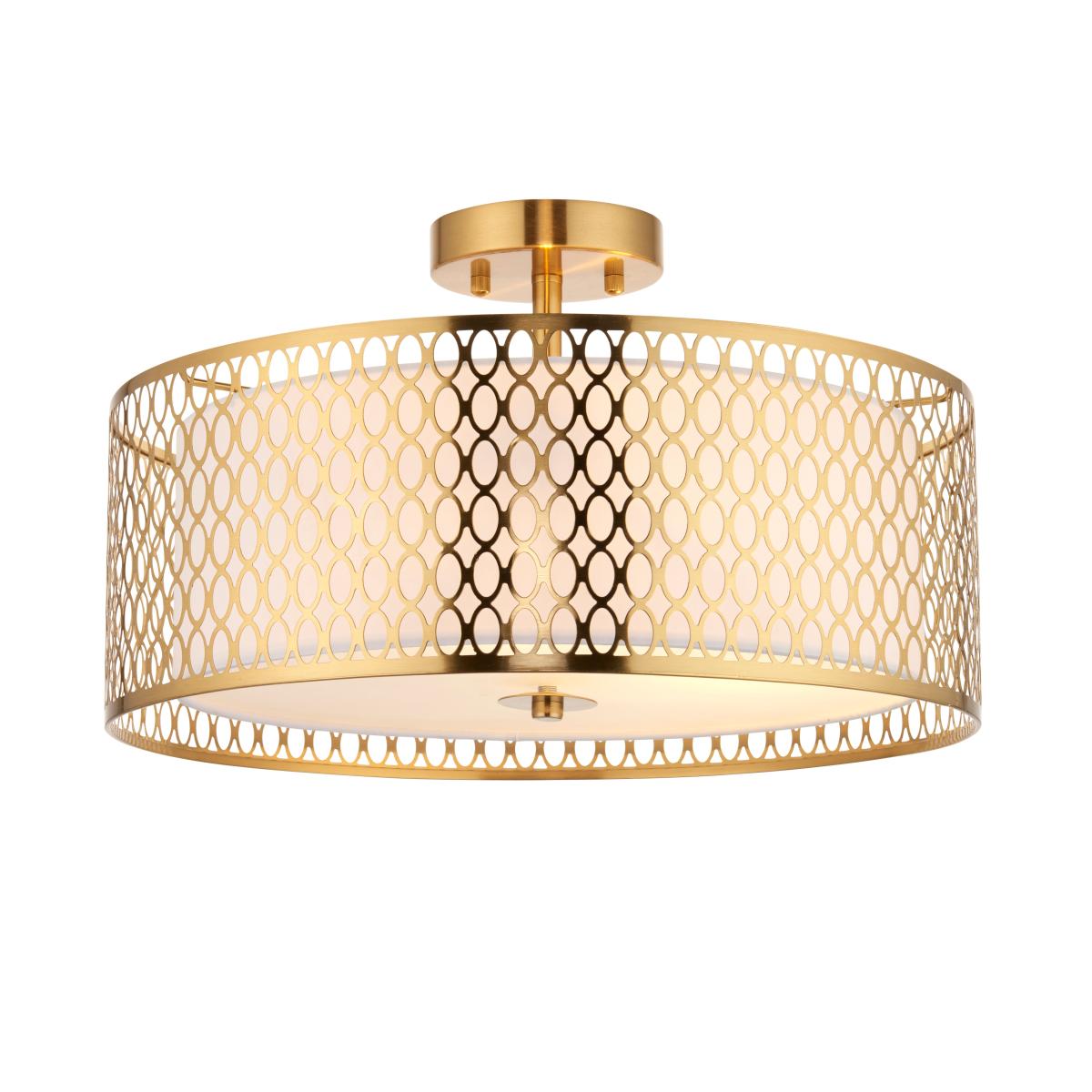 Return - Vogue Toina 3 Light Flush Ceiling Light, Flush – image 6
