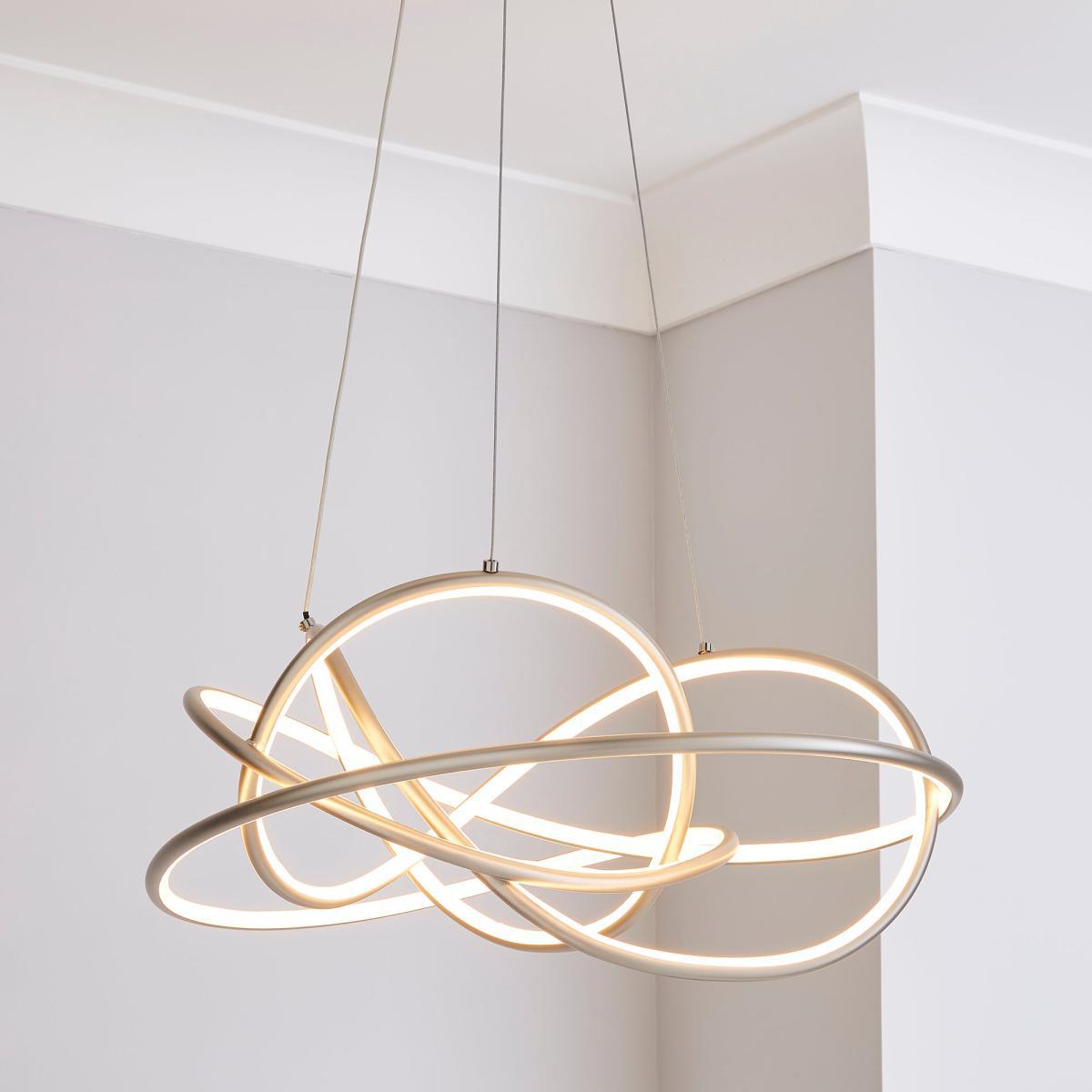 Marlow Integrated LED Ceiling Fitting Silver Silver – image 1