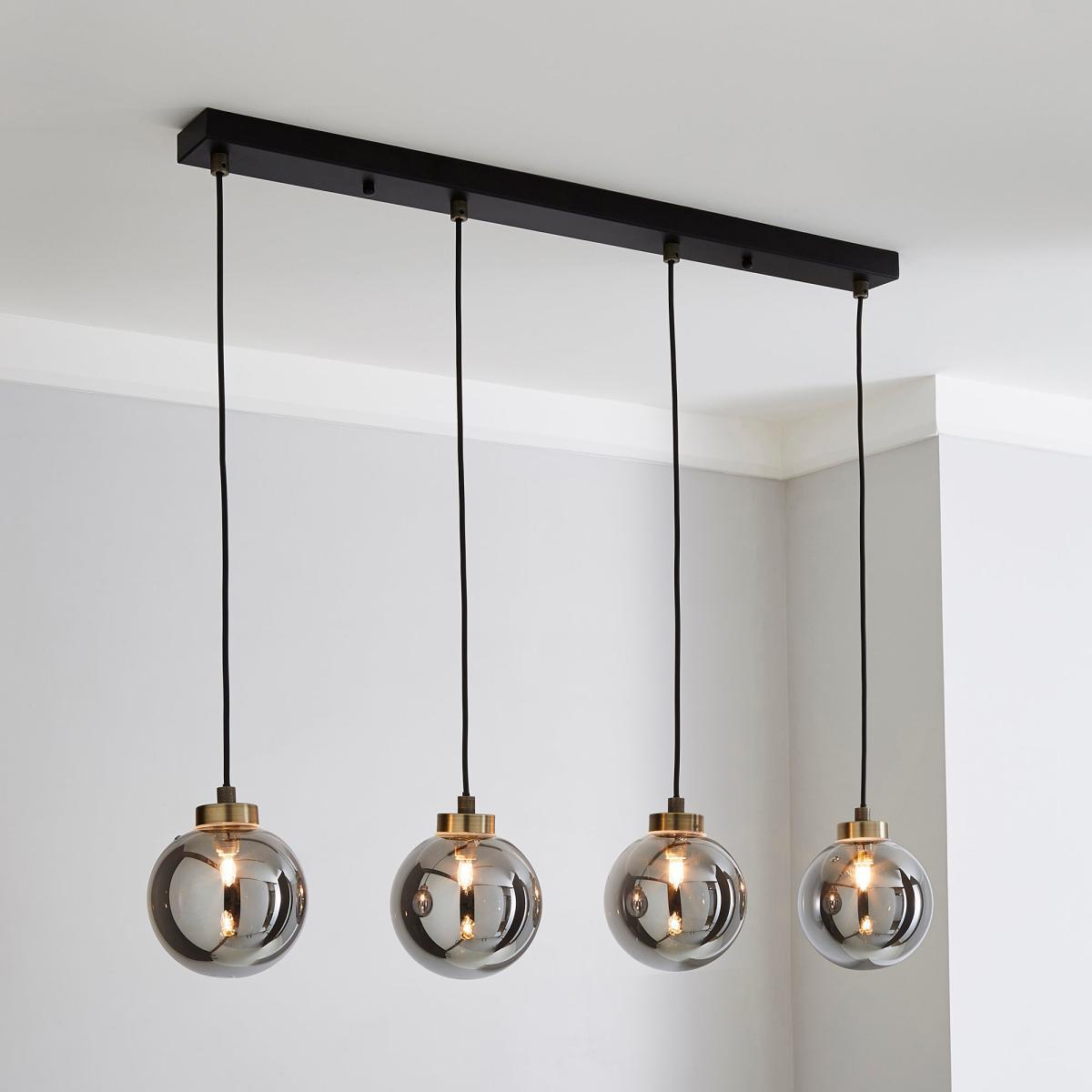 Tanner 4 Light Hanging Bar Black – image 1