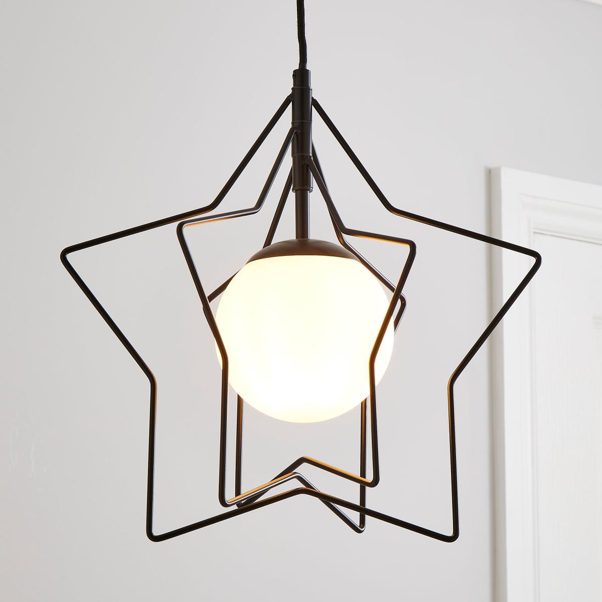 Star Ceiling Fitting Black – image 1