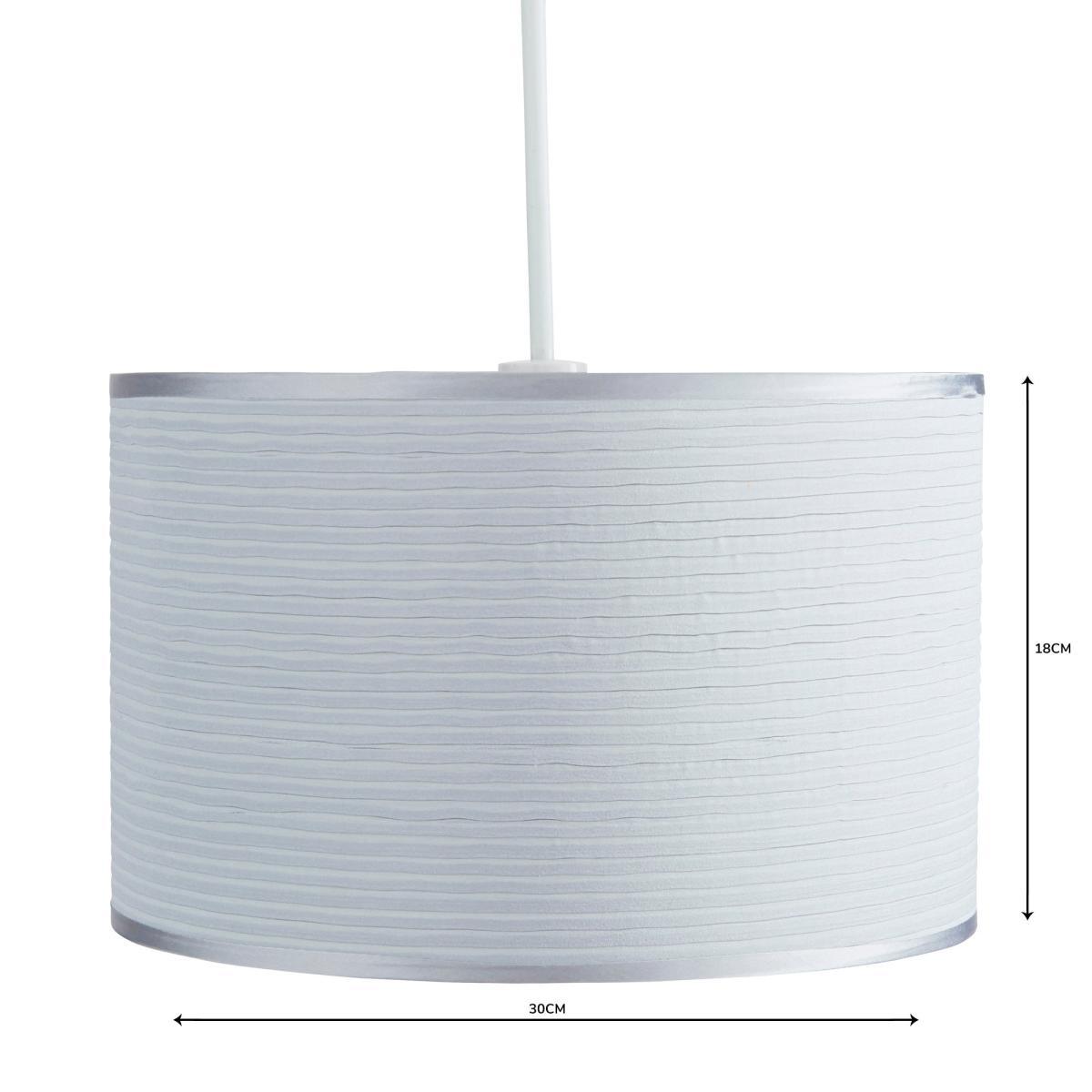 Ripple 28cm Drum Silver Shade Silver – image 4