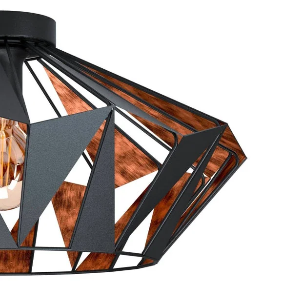 EGLO Carlton 6 Light Flush Ceiling Light – image 2