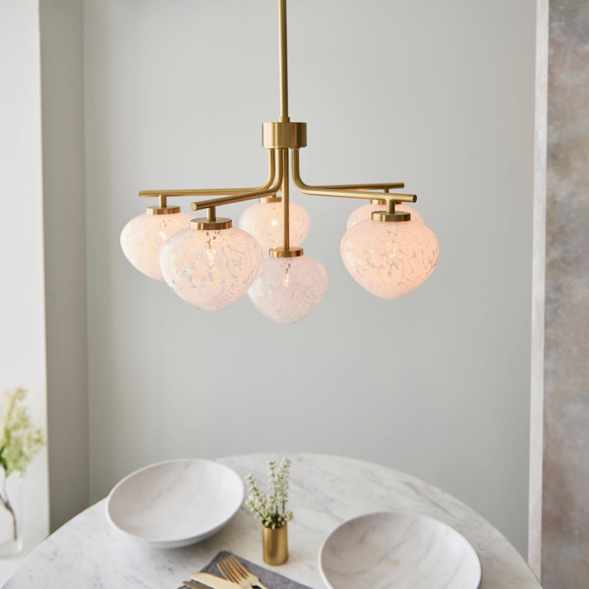 Vogue Helena 6 Light Ceiling Light Gold – image 5
